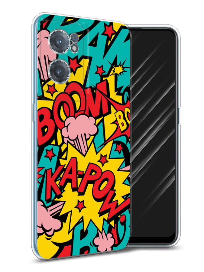 

Чехол Awog на OnePlus Nord CE 2 5G / ВанПлас Nord CE 2 5G "Постер pop art", Голубой;желтый;красный, 152650-9