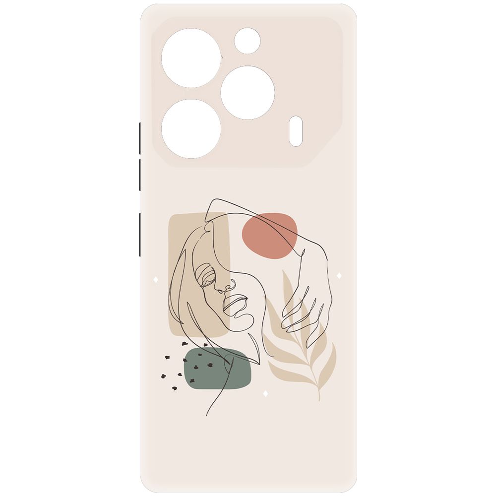 

Чехол-накладка Krutoff Soft Case Грациозность для TECNO Pova 6 Pro черный