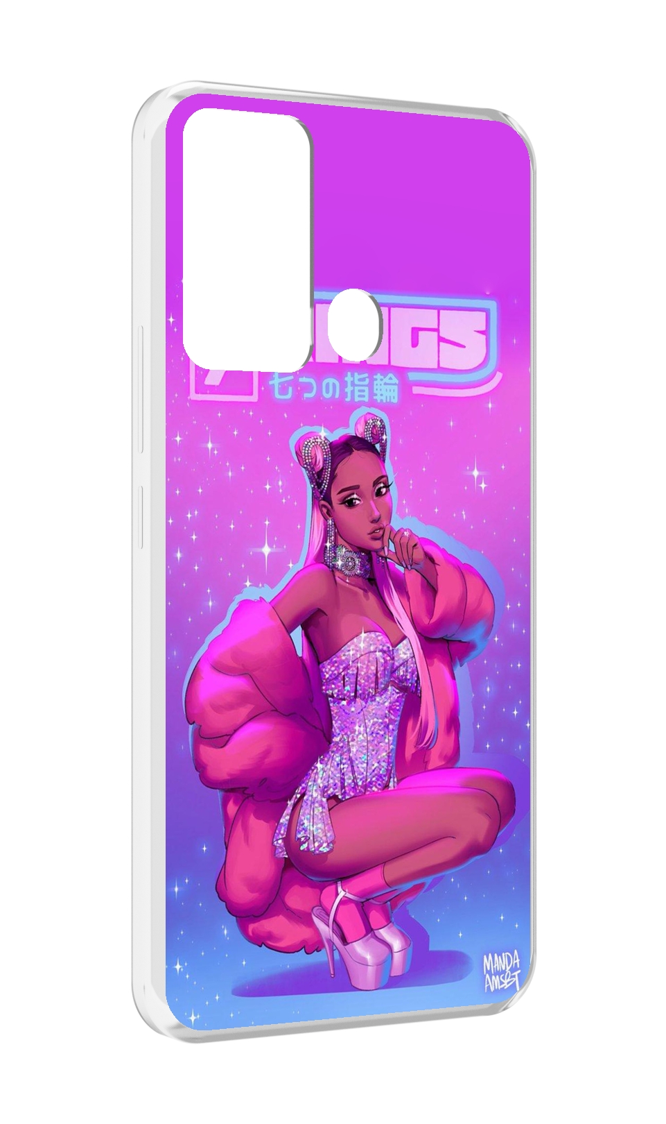 

Чехол MyPads ариана-гранде для Infinix Hot 12i, Прозрачный, Tocco