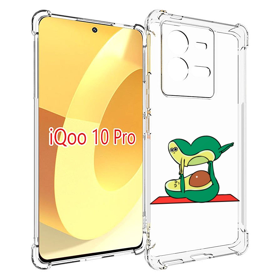 

Чехол MyPads Две-половинки для Vivo iQOO 10 Pro, Прозрачный, Tocco
