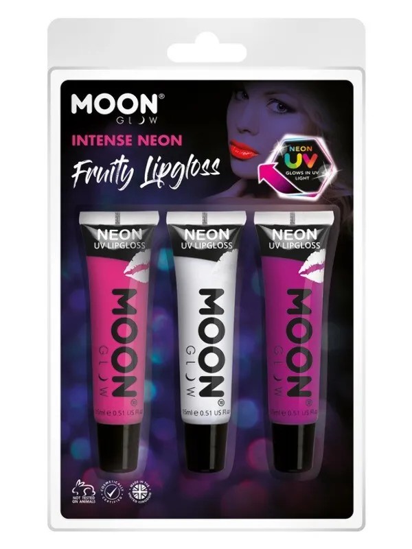 

Фруктовый УФ блеск для губ Moon Glow Intense Neon UV Fruity Lipgloss, Moon Glow Intense Neon UV Fruity Lipgloss,