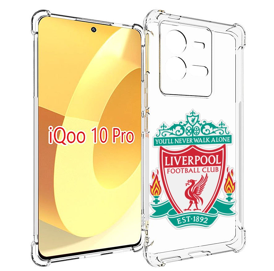 

Чехол MyPads Герб-Ливерпуля для Vivo iQOO 10 Pro, Прозрачный, Tocco