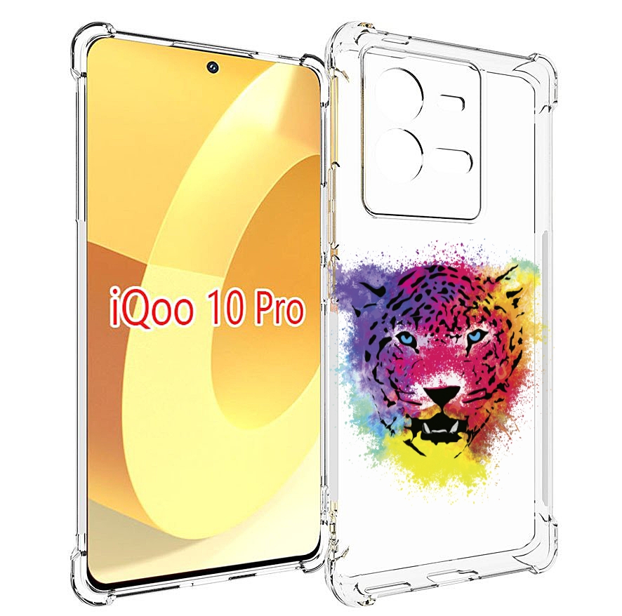 

Чехол MyPads Гепард для Vivo iQOO 10 Pro, Прозрачный, Tocco
