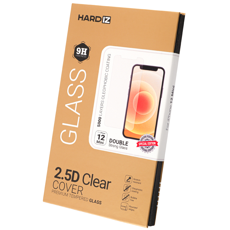 Стекло защитное Hardiz 2.5D Clear Cover Premium Tempered Glass для iPhone 12 mini