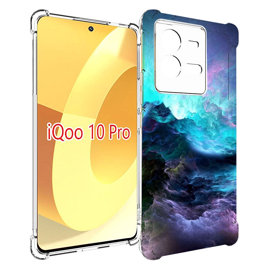 

Чехол MyPads Волна для Vivo iQOO 10 Pro, Прозрачный, Tocco