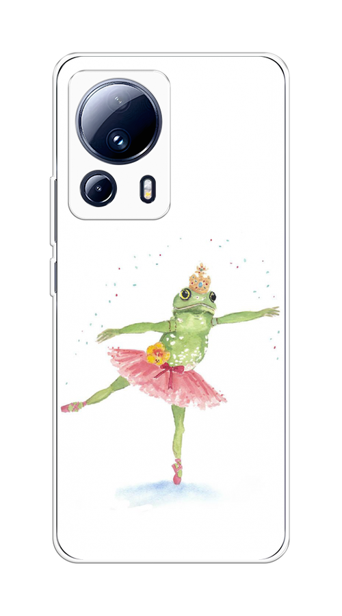 

Чехол на Xiaomi 13 Lite "Лягушка-балерина", Зеленый, 318150-4