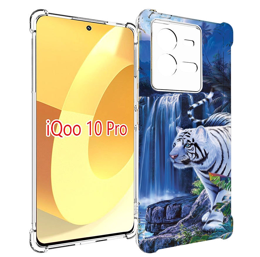 

Чехол MyPads Водопад для Vivo iQOO 10 Pro, Прозрачный, Tocco