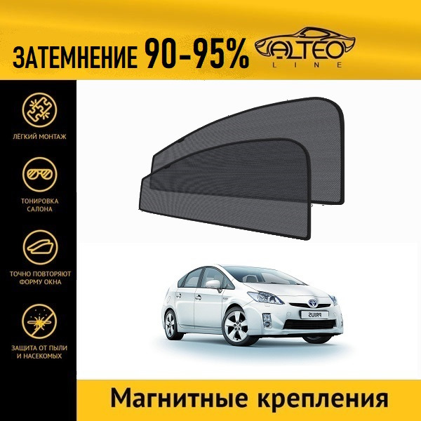

Автошторки ALTEO PREMIUM на Toyota Prius 3 (XW30) (2009-2011)