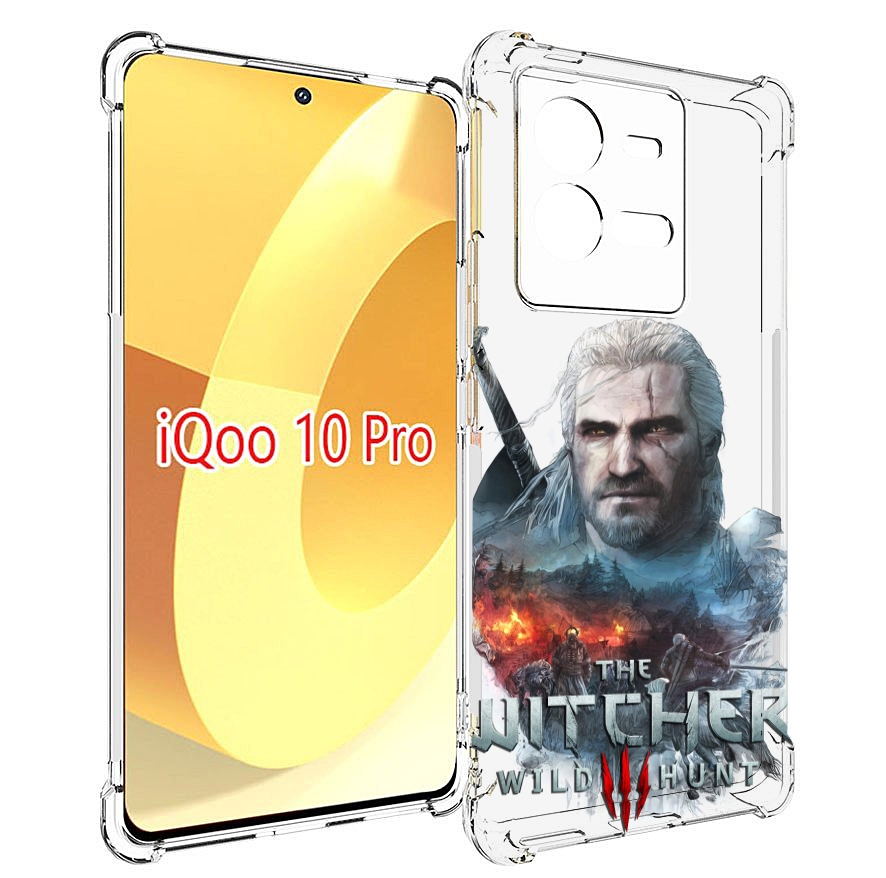 

Чехол MyPads Ведьмак для Vivo iQOO 10 Pro, Прозрачный, Tocco