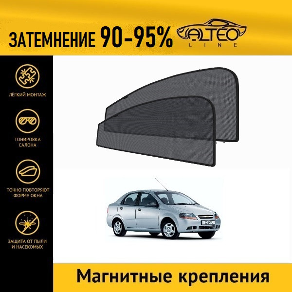 

Автошторки ALTEO PREMIUM на Chevrolet Aveo (T200) (2002-2008) седан