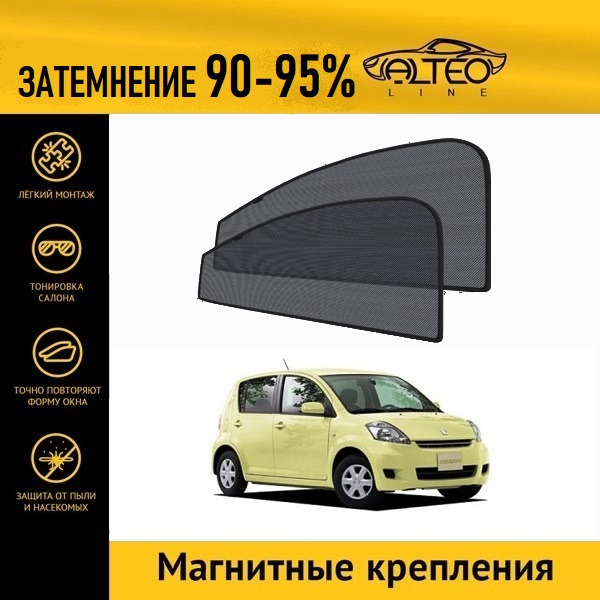 

Автошторки ALTEO PREMIUM на Toyota Passo 1 рестайлинг (XC10) (2006-2010)