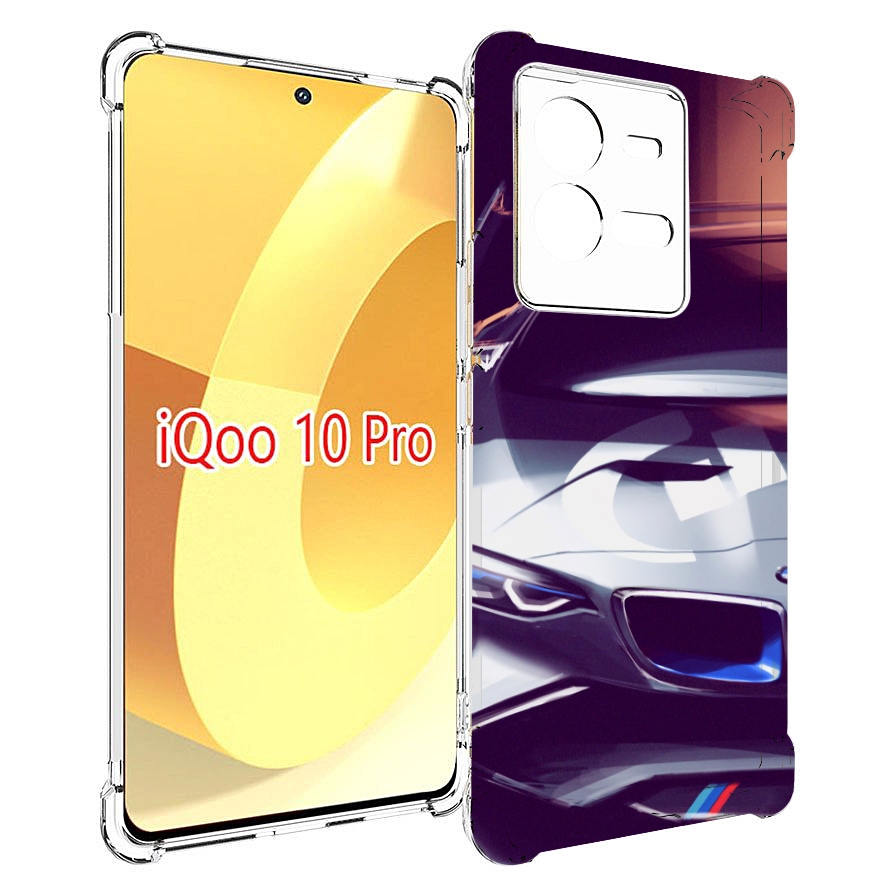 

Чехол MyPads Бэмвэ мужской для Vivo iQOO 10 Pro, Прозрачный, Tocco