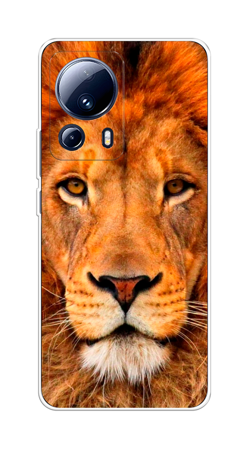 

Чехол на Xiaomi 13 Lite "Благородный лев", Оранжевый, 318150-1