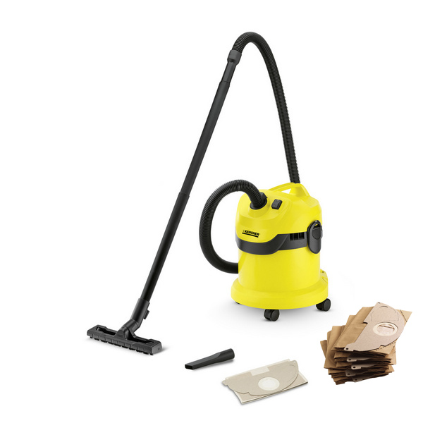 

Пылесос Karcher WD 2 1.629-783.0 + пылесборники 5 шт, 1.629-783.0