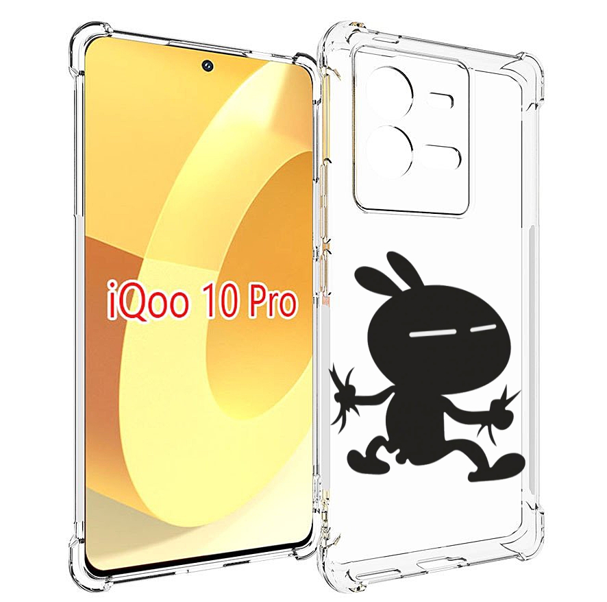 

Чехол MyPads Боец для Vivo iQOO 10 Pro, Прозрачный, Tocco