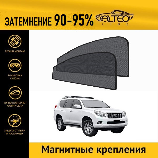 

Автошторки ALTEO PREMIUM на Toyota Land Cruiser Prado 150 (2009-2013) джип 5d