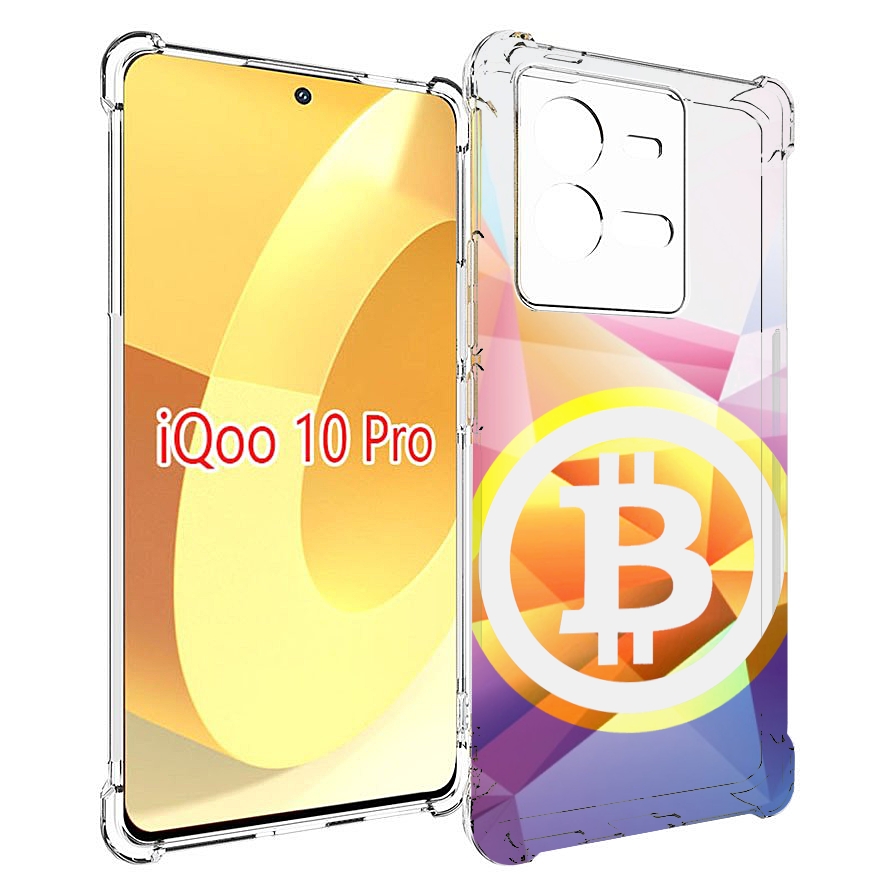 

Чехол MyPads Биткоин для Vivo iQOO 10 Pro, Прозрачный, Tocco