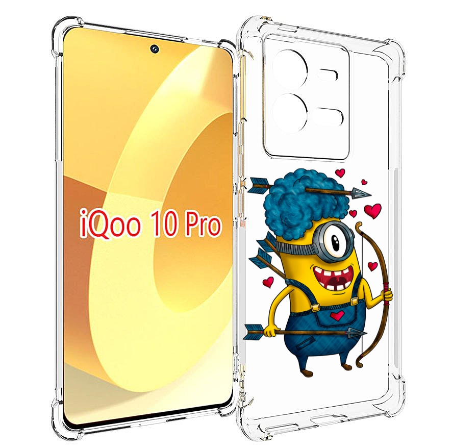 

Чехол MyPads Миньон купидон для Vivo iQOO 10 Pro, Прозрачный, Tocco