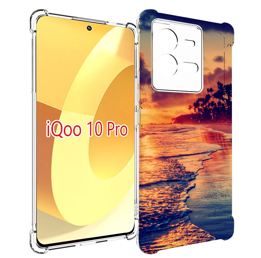 

Чехол MyPads Берег для Vivo iQOO 10 Pro, Прозрачный, Tocco