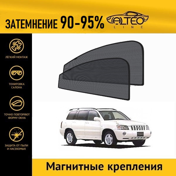 

Автошторки ALTEO на Toyota Kluger 1 (XU20) (2000-2003)