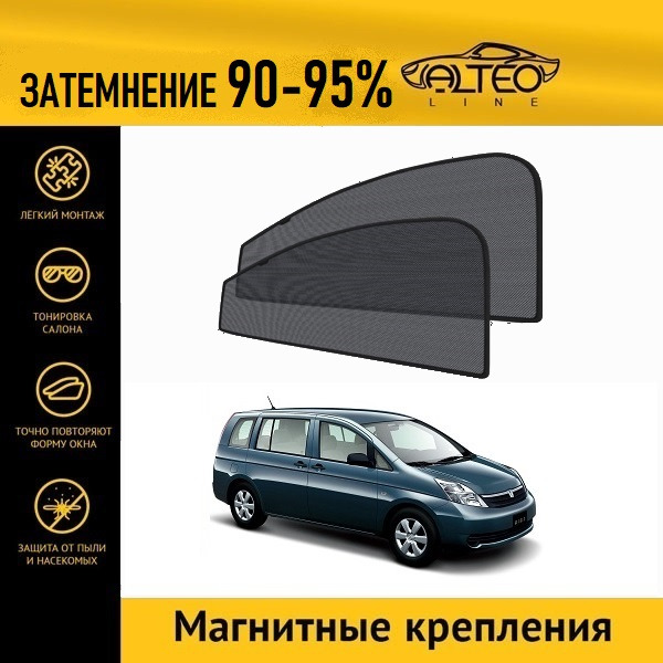 

Автошторки ALTEO PREMIUM на Toyota Isis (2004-2007)