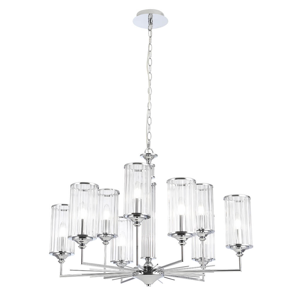 

Подвесная люстра Crystal Lux Gloria SP9 Chrome, E14, 540W