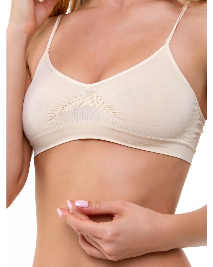 

Бюстгальтер женский Mademoiselle Brassiere (Bell) желтый M/L, Brassiere (Bell)