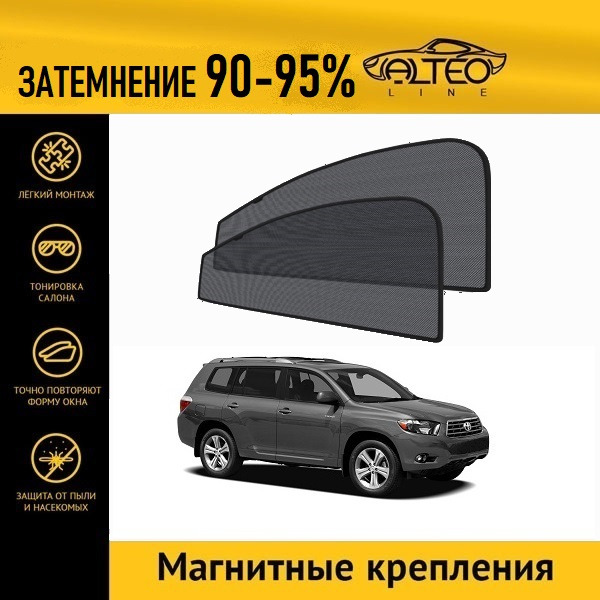 

Автошторки ALTEO PREMIUM на Toyota Highlander 2 (XU40) (2007-2010)