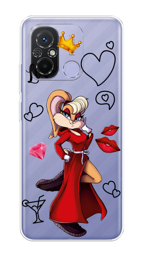 

Чехол на Redmi 12C "Rich Lola Bunny", Красный;бежевый;оранжевый, 317550-6