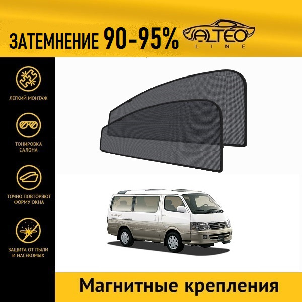 

Автошторки ALTEO PREMIUM на Toyota Hiace (1999-2005)