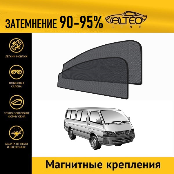 

Автошторки ALTEO PREMIUM на Toyota Hiace (1996-2009)