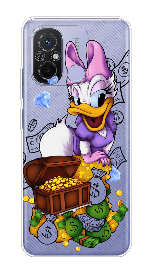 

Чехол на Redmi 12C "Rich Daisy Duck", Коричневый;белый;фиолетовый, 317550-6