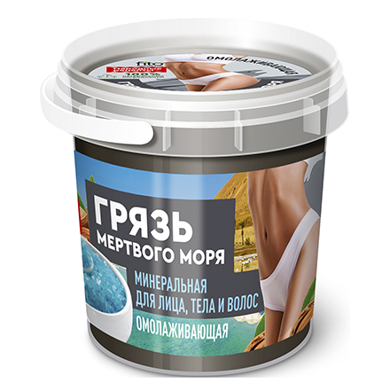 

Грязь Мертвого моря для лица тела и волос Fito 155 мл