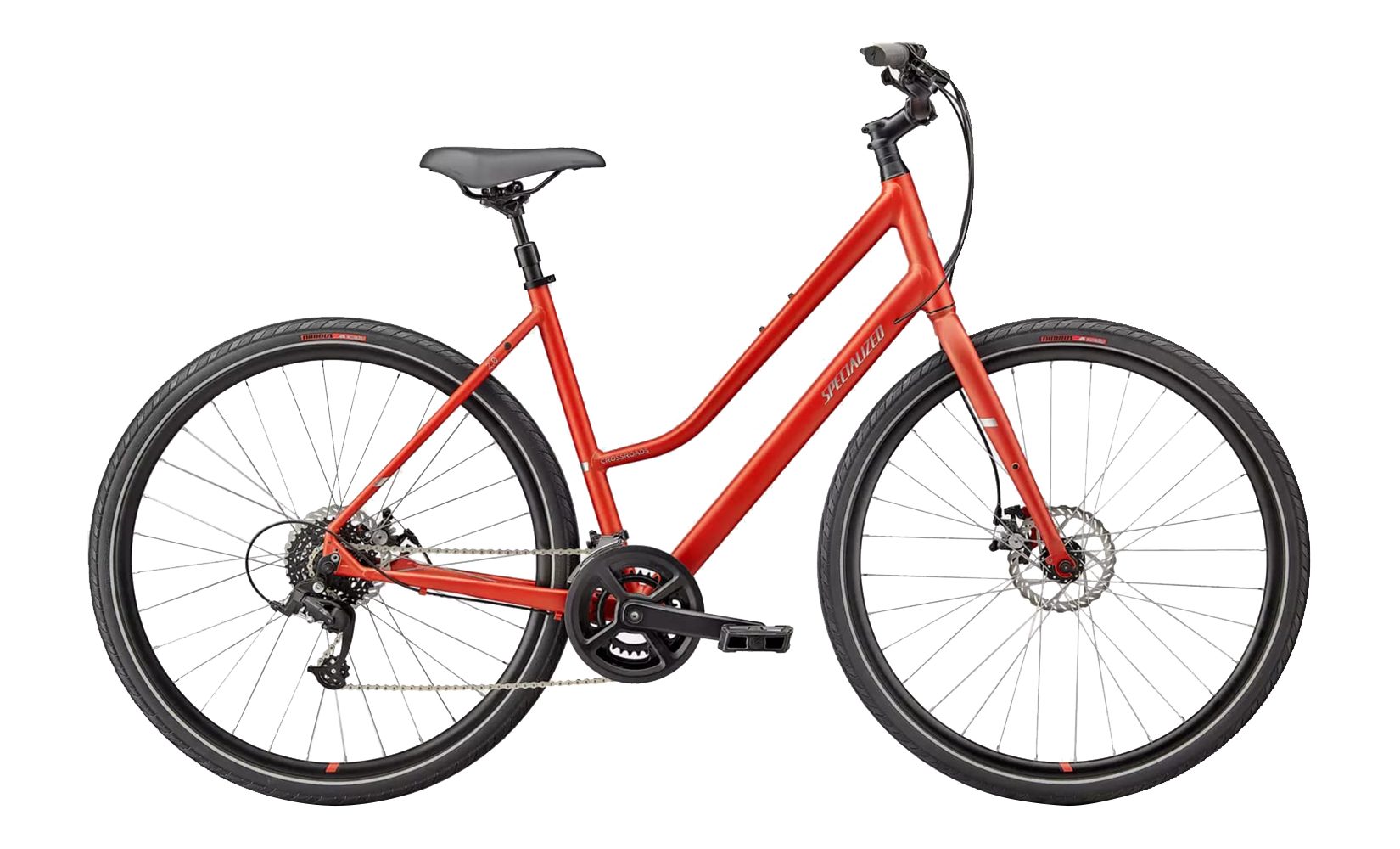 Велосипед Specialized Crossroads 2.0 ST 2022 L gloss red wood/chrome