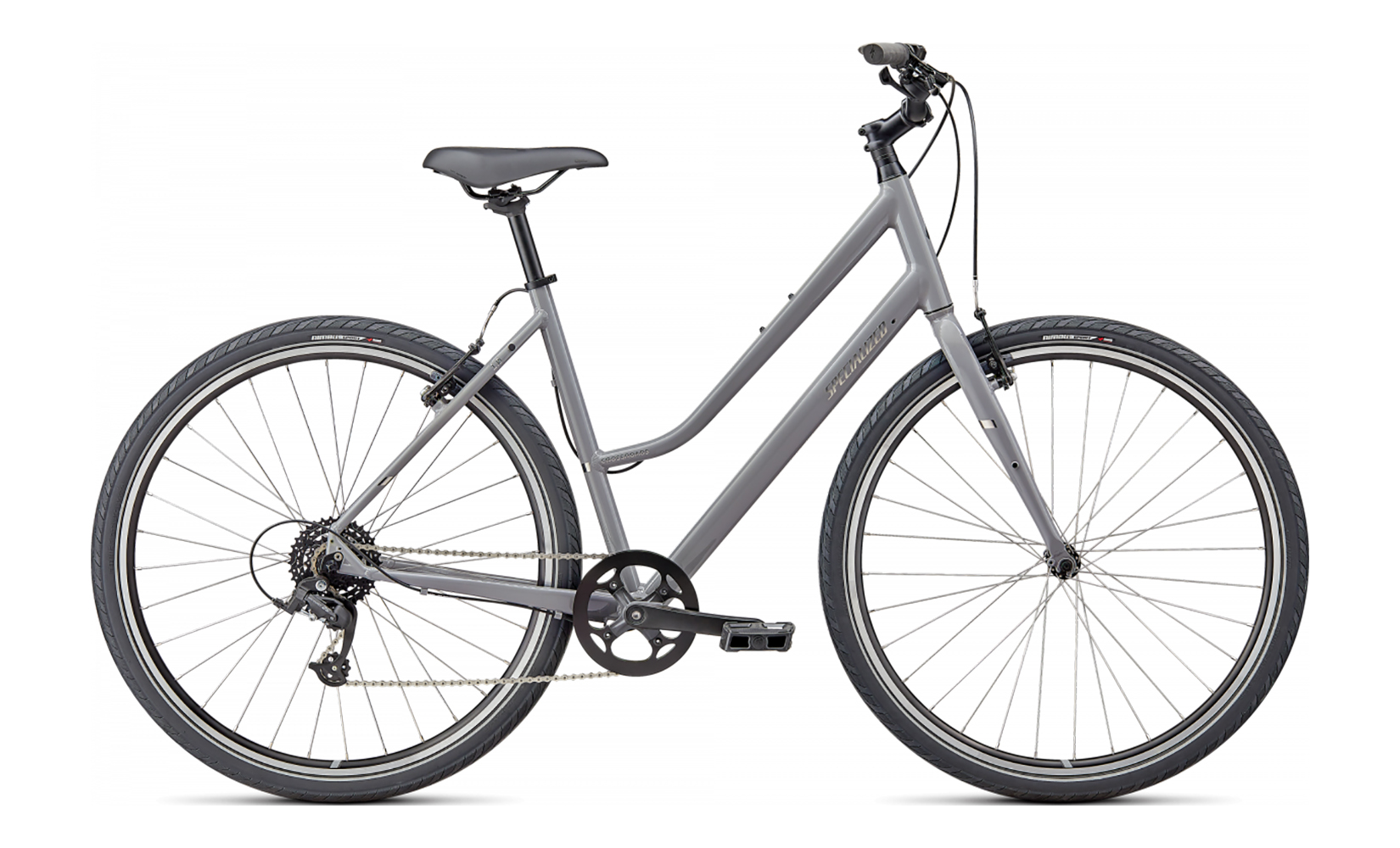 Велосипед Specialized Crossroads 1.0 ST 2022 L gloss cool grey/chrome