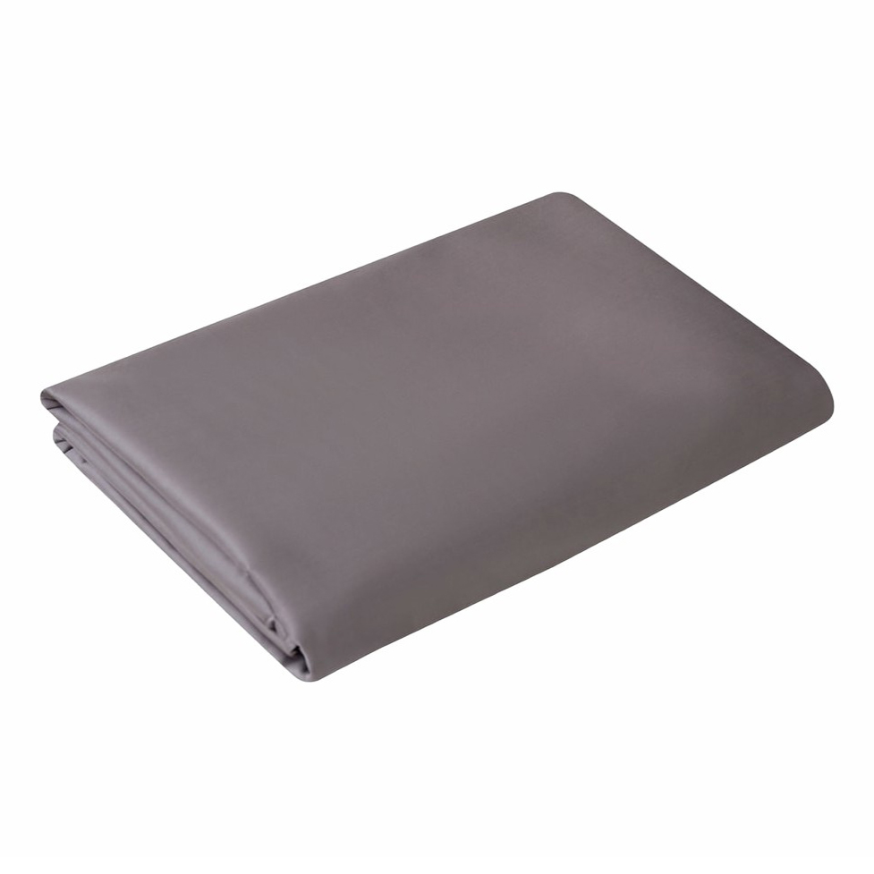 

Простыня Amalco Home на резинке 160x200x20 см сатин стального цвета
