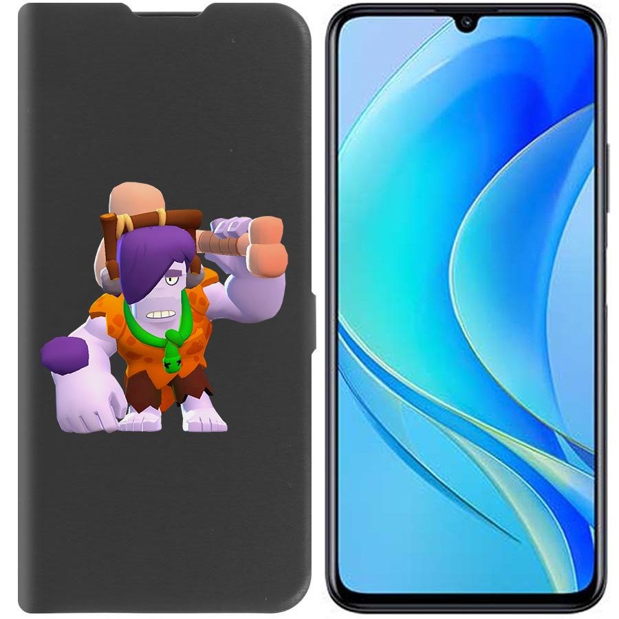 

Чехол-книжка Eco Book для Tecno Spark 10 Pro Brawl Stars-Пещерный Фрэнк