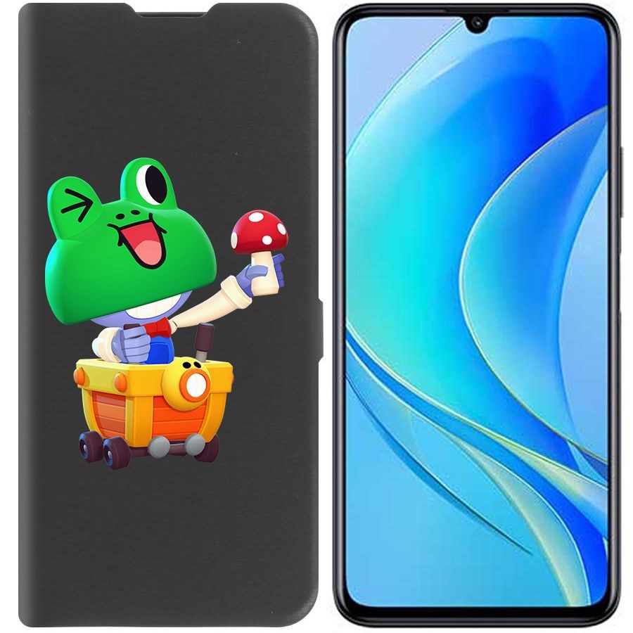 

Чехол-книжка Eco Book для Tecno Spark 10 Pro Brawl Stars-Леонард Карл