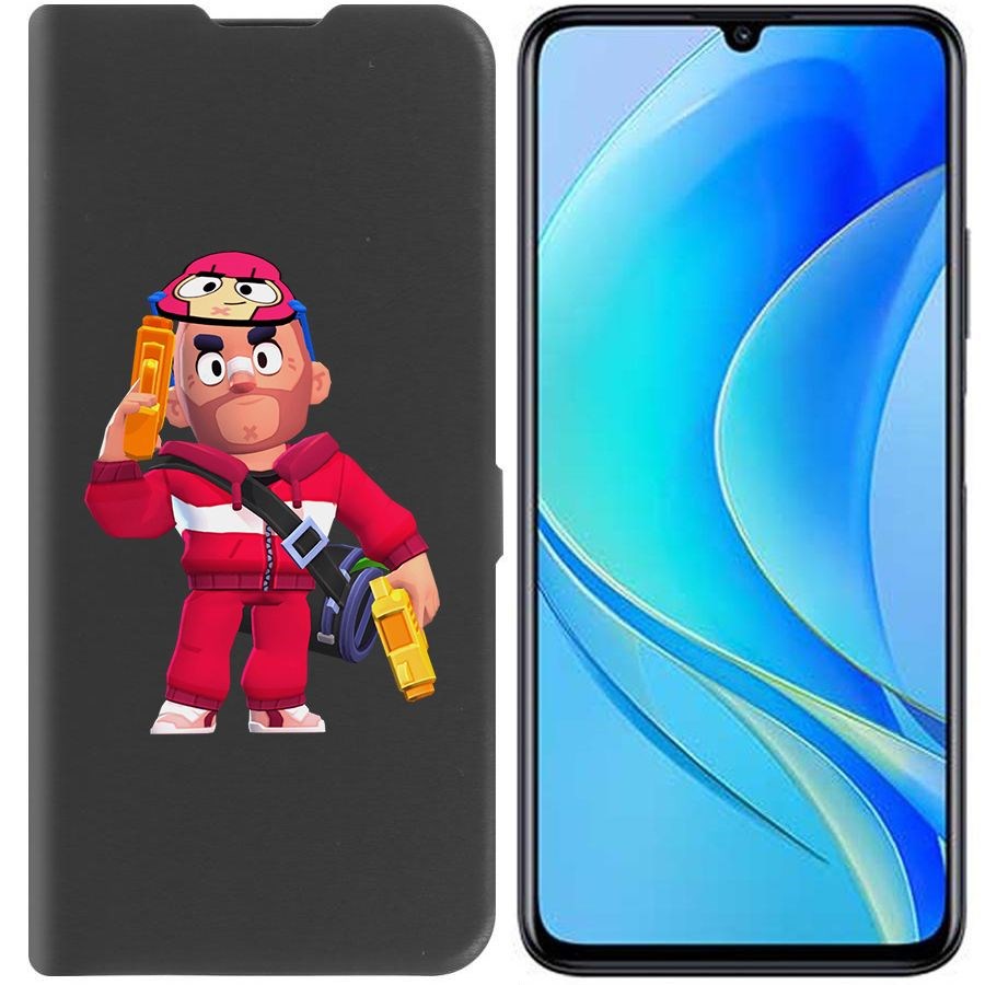 

Чехол-книжка Eco Book для Tecno Spark 10 Pro Brawl Stars-Красавчик Кольт