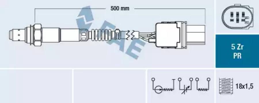 

Лямбда-Зонд Ford FAE 75087