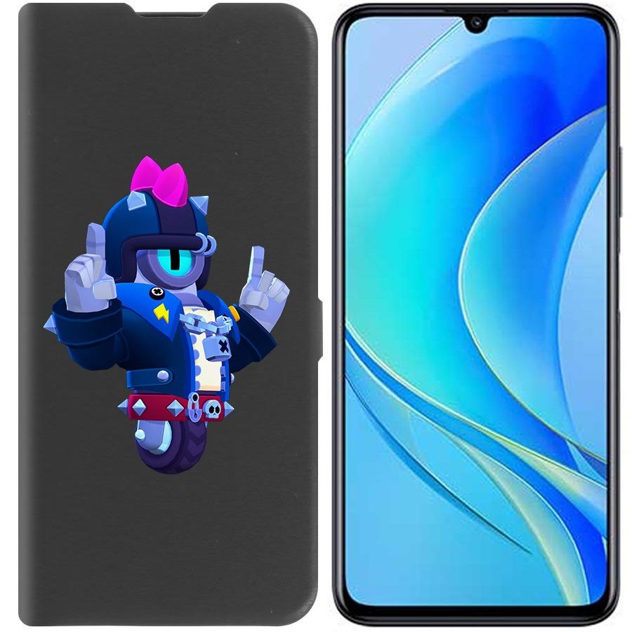 

Чехол-книжка Eco Book для Tecno Spark 10 Pro Brawl Stars-Дикий Сту