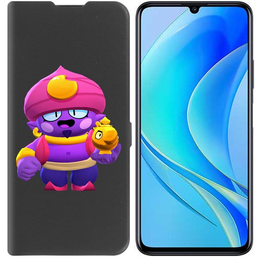 

Чехол-книжка Eco Book для Tecno Spark 10 Pro Brawl Stars-Джин