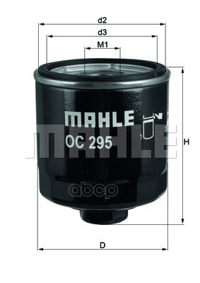 

Фильтр масляный KNECHT/MAHLE OC295