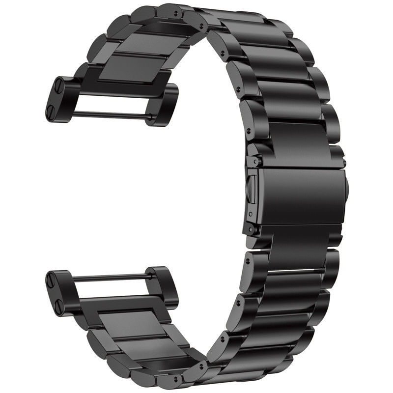 

Сменный ремешок MyPads Inox Clip для Suunto Essential металлический черный, Essential
