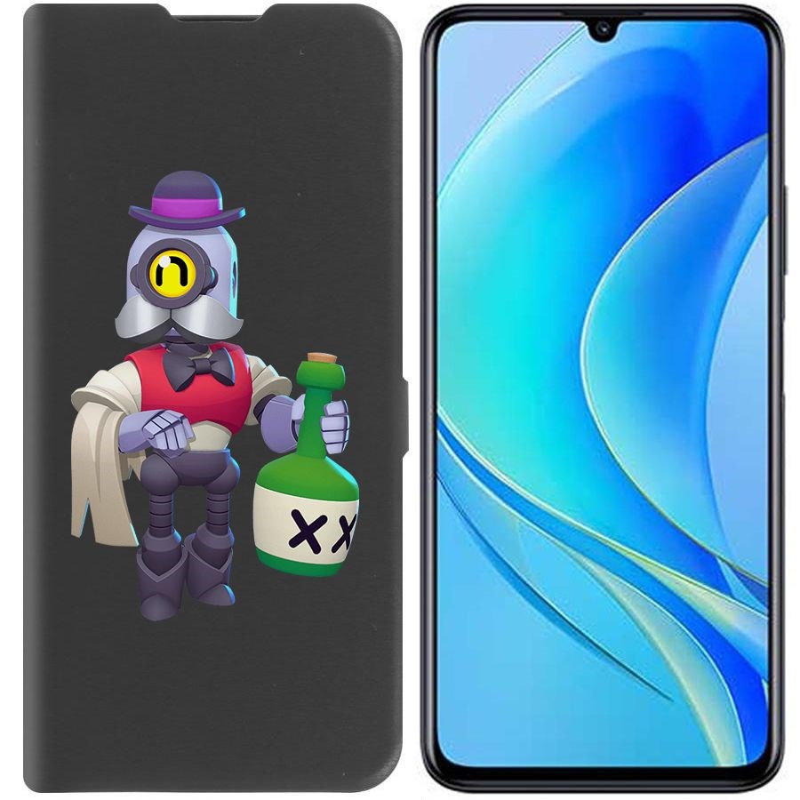 

Чехол-книжка Eco Book для Tecno Spark 10 Pro Brawl Stars-Барли