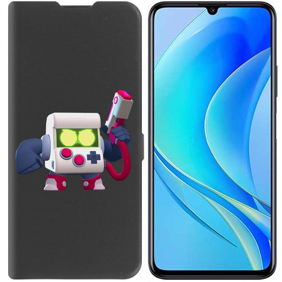 

Чехол-книжка Eco Book для Tecno Spark 10 Pro Brawl Stars-8-Бит классический