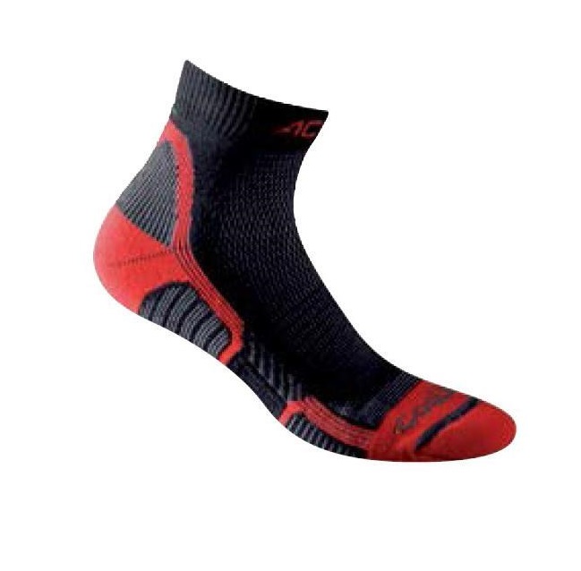 Носки Accapi 2021-22 Trekking Touch Quarter Black/Red (Eur:39-41)