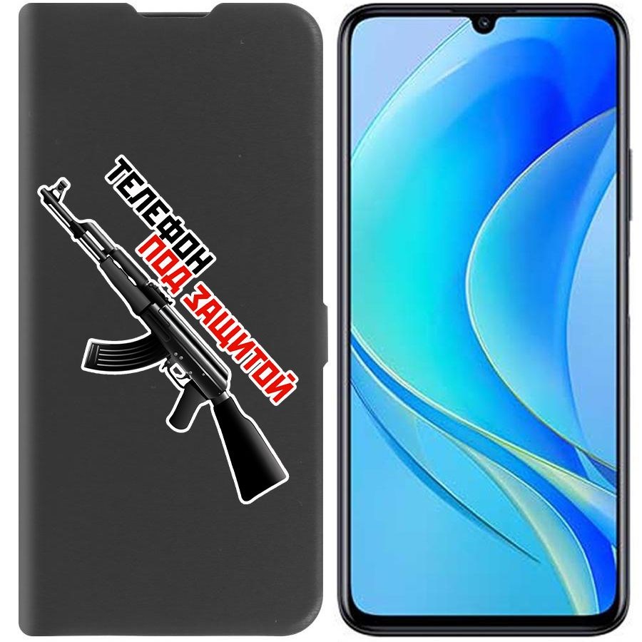 

Чехол-книжка Eco Book для Tecno Spark 10 Pro Телефон под защитой, Черный