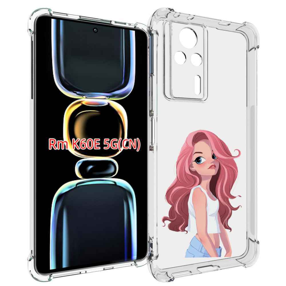 

Чехол MyPads Мультяшный-арт-девушки женский для Xiaomi Redmi K60E, Tocco