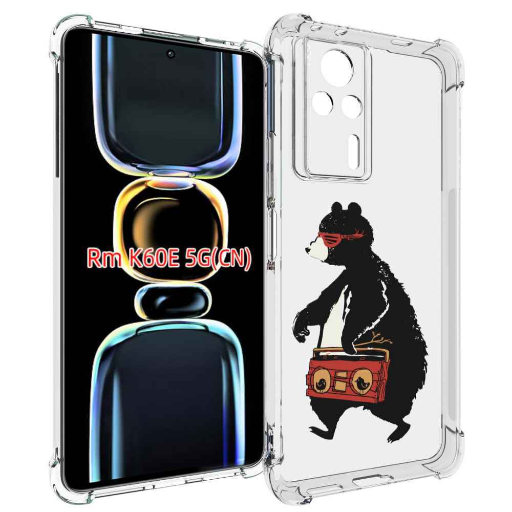 

Чехол MyPads Музыкальный медведь для Xiaomi Redmi K60E, Tocco